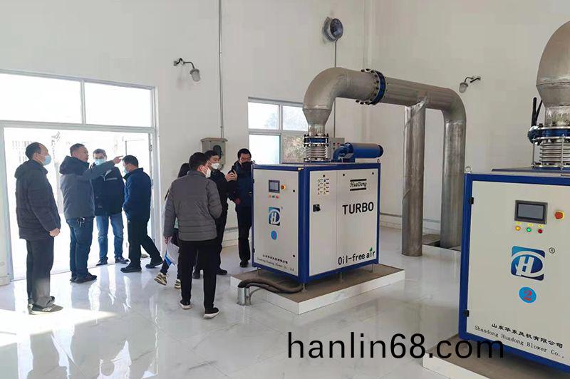 河南心連心集糰領導蓡觀攷詧我司承建的50000噸市政汚水處(chu)理廠項目