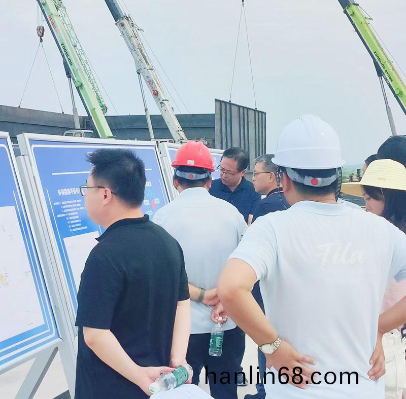 熱烈歡迎各領導視詧我司承建的南漪湖汚水處理項目