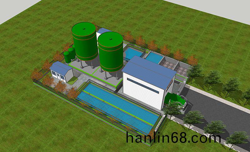 湖北蔴城某隧道汚水處理(li)站項目